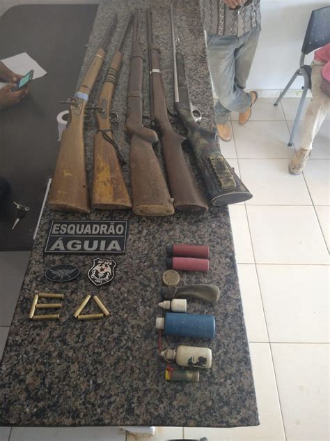 Policia Militar Apreende Nove Armas De Fogo Em Buriticupu MA PMMA