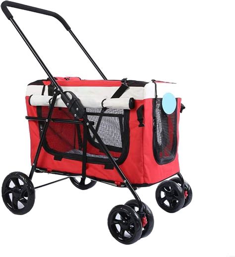 Atmungsaktiver Pet Gear Pet Wagen mit 4 Rädern Hochleistungswagen für