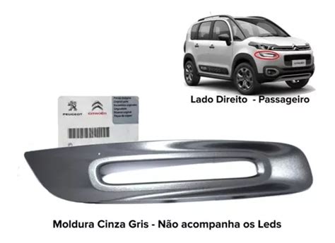 Moldura Led Direito Para Choque Citroen Air Cross Original