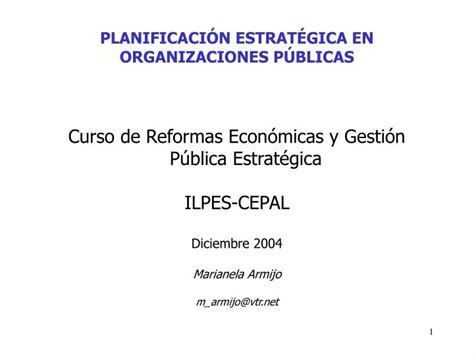 Ppt PlanificaciÓn EstratÉgica En Organizaciones PÚblicas Powerpoint Presentation Id593704