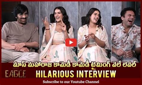 EAGLE Movie Team HILARIOUS Interview Ravi Teja Anupama Kavya