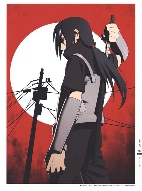 Itachi Uchiha Sitting On Pole Wallpaper Ideas Itachi Wallpaper