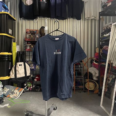 Vintage Y2K I Porn Tee L 21x29 Vintage 90s Depop