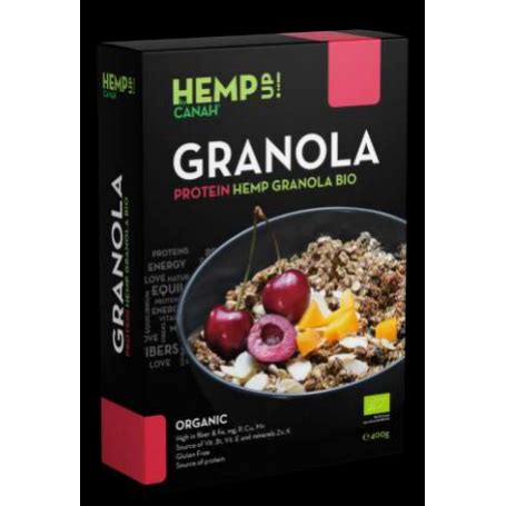 Granola Protein Cu Canepa Eco 400g Canah Minuneanaturii Ro