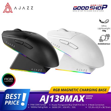 Jual Ajazz Aj Max Aj Max Lightweight Wireless Gaming Mouse With