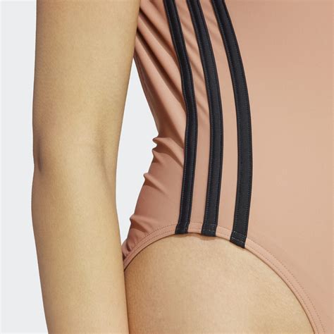 Adidas Adicolor 3 Stripes Swimsuit Brown Adidas Il