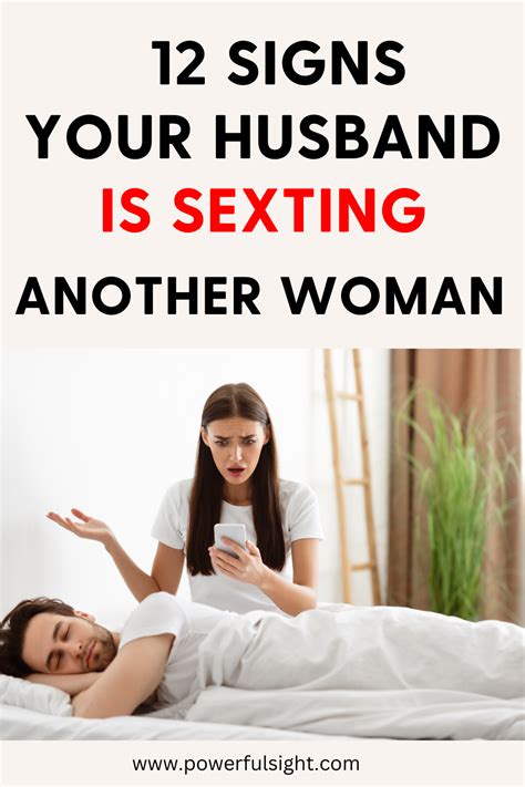 12 Signs Your Husband Is Sexting Another Woman Powerful Sight