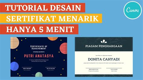 Cara Membuat Desain Sertifikat Di Canva Students IMAGESEE