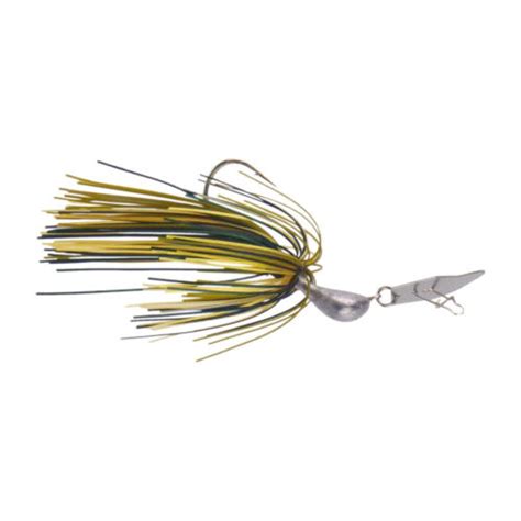 X Pack Dekoi Gm Bladed Swim Jig Chatterbait Camo Green Hook