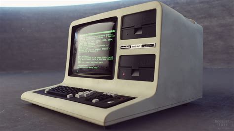 Tandy TRS-80 Model 4 - Finished Projects - Blender Artists Community