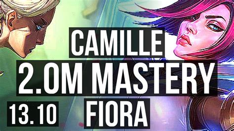 Camille Vs Fiora Top M Mastery Games Kr Master