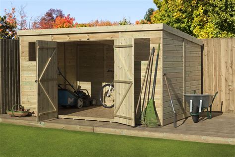 Empire 5000 Pent Garden Shed 14x8 Fast Delivery Buy Now