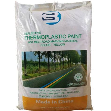 Road Line Paint Yellow White Color Traffic Coating Powder Thermoplastic