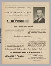 Élections législatives de 1967 Vienne 86 circonscription n02