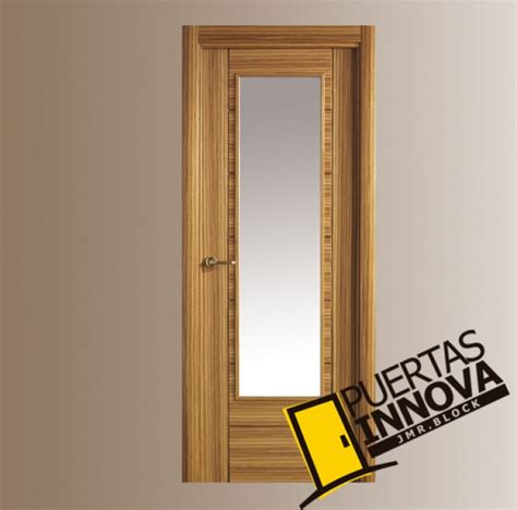 Puerta Interior Moderna Mod 8700 Precio Base Roble O Haya Vaporizada