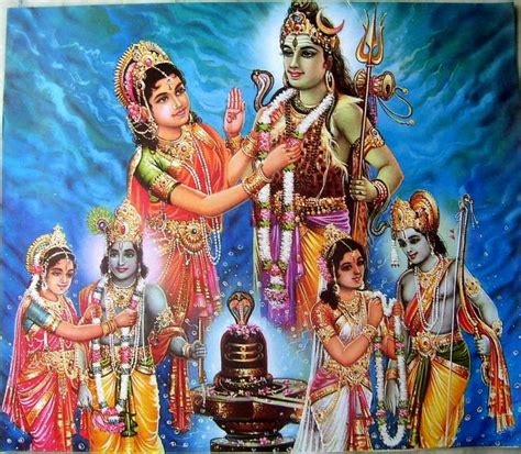 Shiva Parvati Marriage Photos Hindu Devotional Blog