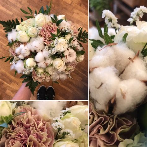 Bouquet Pour Des Noces De Coton Noces De Coton Deco Fleur Fleur