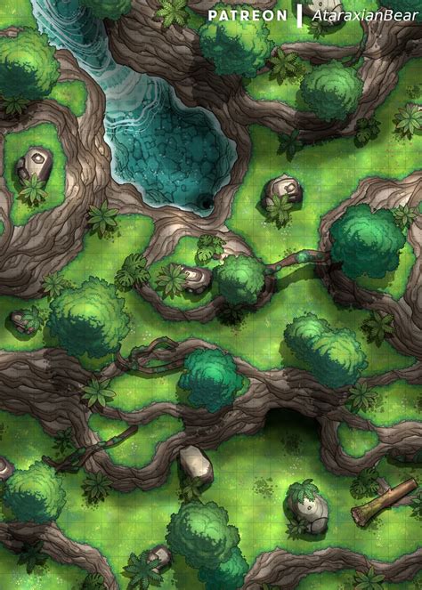 Forest Road [24x36] R Battlemaps