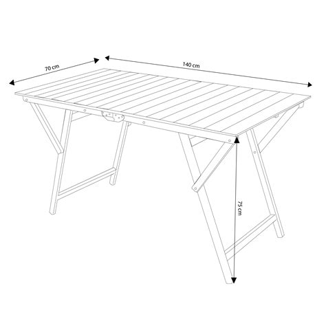 Da Giardino Pieghevole Salvaspazio In Legno Tavolo Milani Home