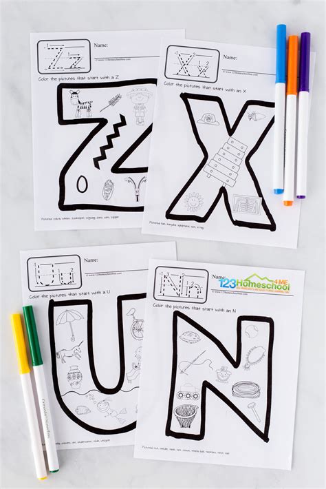Phonics Alphabet Coloring Pages