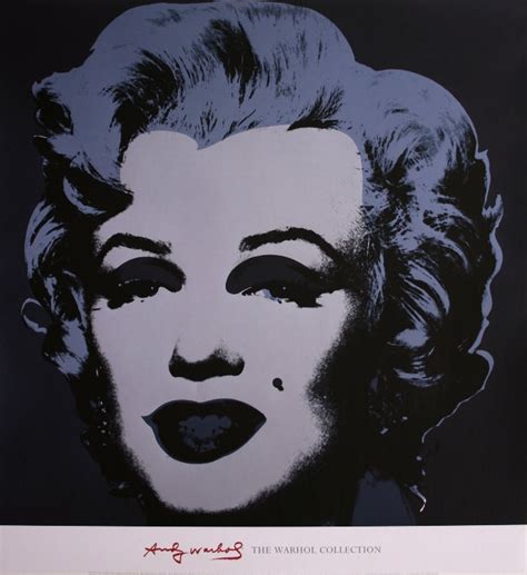 Andy Warhol poster : Marilyn Monroe - (Black) 1967, Reproduction, Fine ...