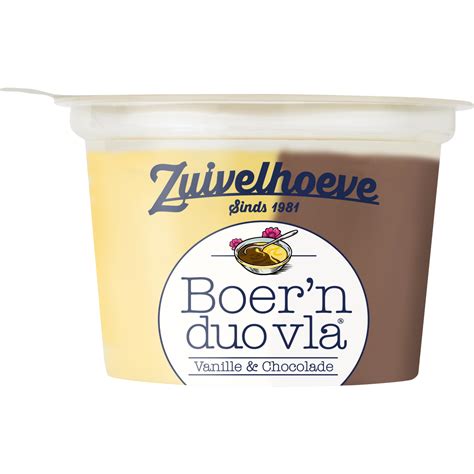 Zuivelhoeve Boern Duo Vla Vanille Chocolade