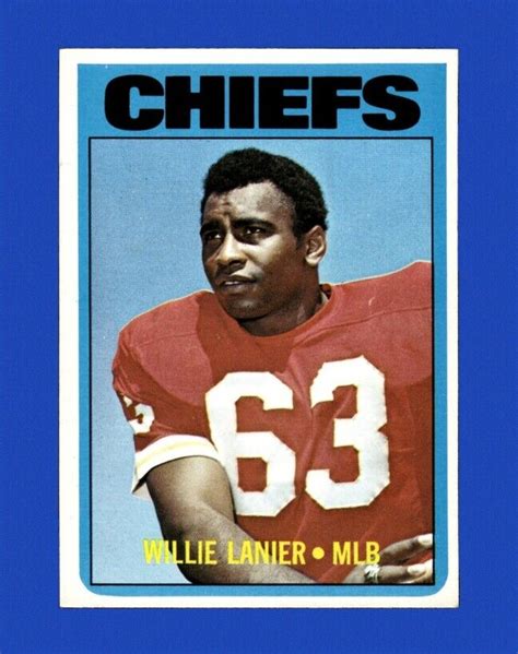 Topps Set Break Willie Lanier Ex Exmint Gmcards Ebay