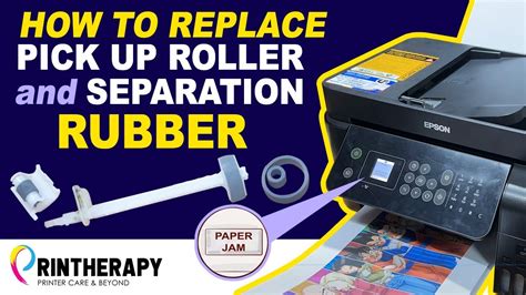 PAPER JAM ERROR FEEDING PROBLEM ON EPSON L5190 PICK UP ROLLER RUBBER