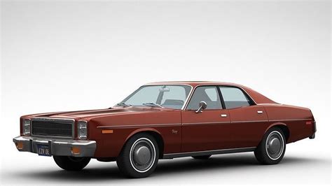 Plymouth Fury 1978 3d Model Cgtrader