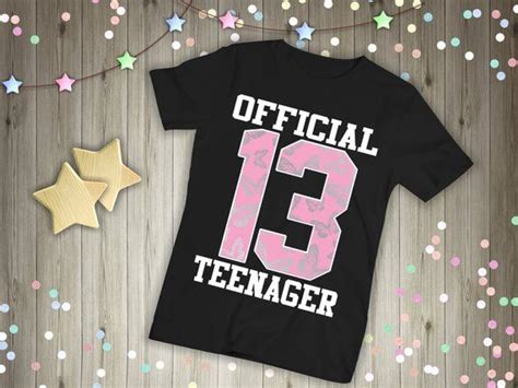 Thirteen Birthday Official Teenager Shirt Thirteen Year Old Girl 1