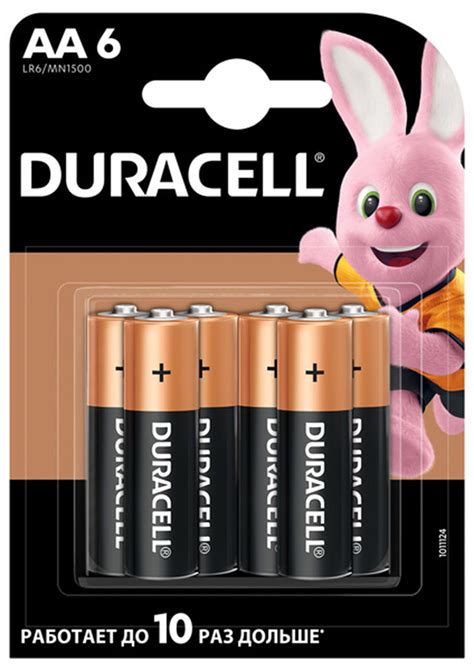 Батарейка АА Duracell Lr6 6 шт 8355 6 купити в Києві та Україні за