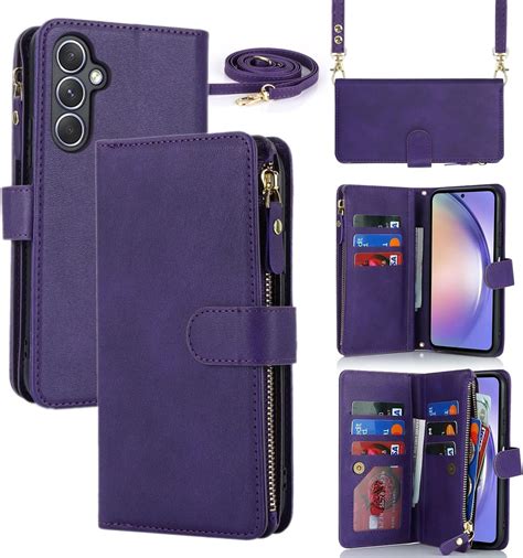 Amazon.com: iCoverCase for Samsung Galaxy A54 5G Wallet Case with Card Holder for Women ...