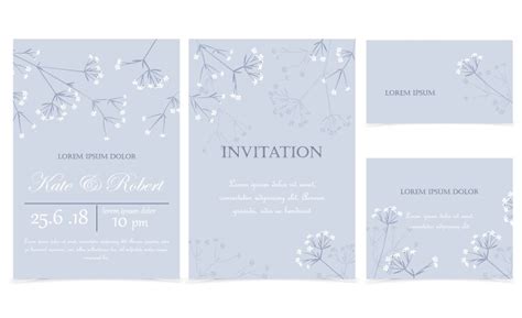 Floral blue border Royalty Free Vector Image - VectorStock