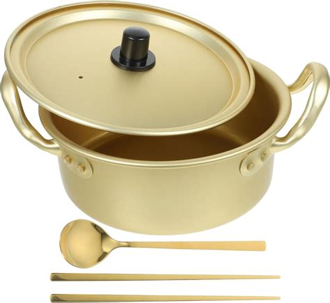 Korean Ramen Noodle Pot Double Handle Ramen Pot Cm Yellow