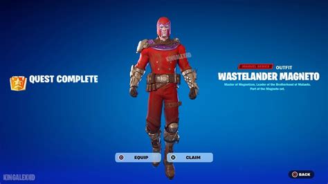 How To Get Wastelander Magneto Skin Free In Fortnite Unlocked Lego