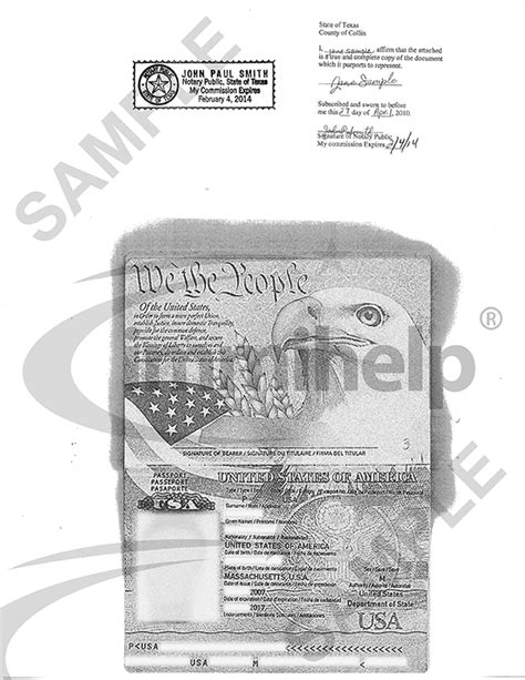 Us Passport Application Sample Form USPassportForm Net