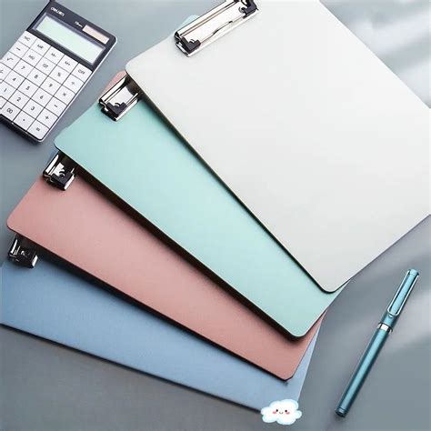 A4 Clip Board Hard Board Long Clipboard File Paper Folder Writing Pad