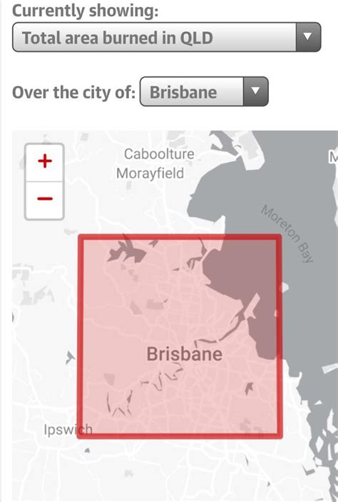 Just to put the QLD bushfires in prospective. : r/brisbane