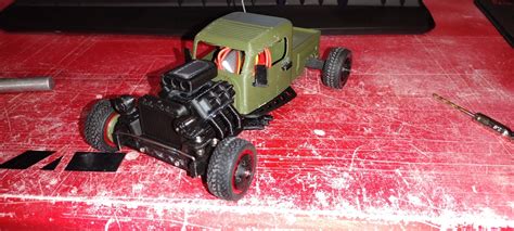 3D Printable RC Hot Rod Drift CarCults