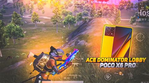 Ace Dominator Lobby Clutches 💥 Poco X6 Pro Pubg Game Play🔥 Poco X6