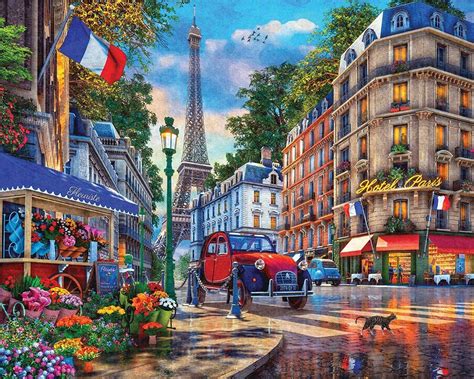 Paris Street Life Pieces Springbok Puzzle Warehouse