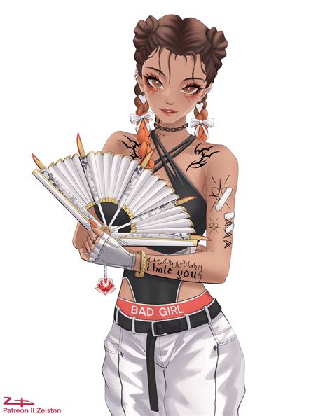loba (apex legends) drawn by zeistnn | Danbooru