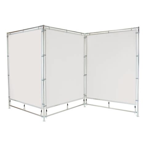 Flourish MeshPanels Steel Three-Panel Display Wall - 5 ft, 3 Panel ...