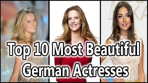 Top 10 Most Beautiful German Actresses Youtube