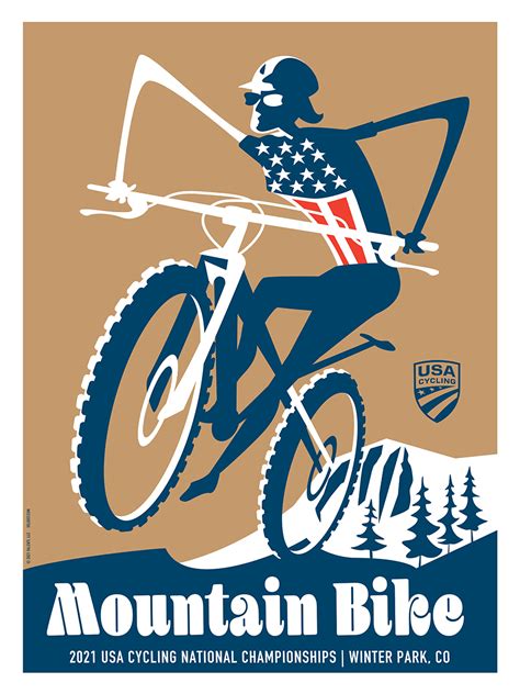 USAC MTB | National Championship | Valenti Cycling Art Print