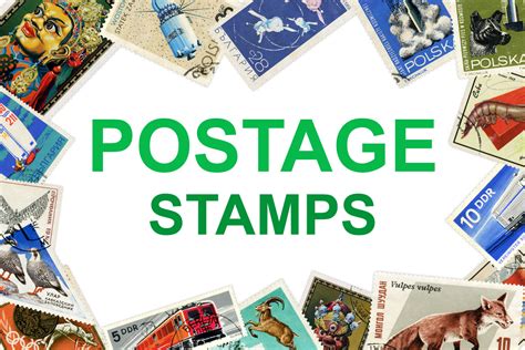 Postage Stamps Vol. 1 By Freezerondigital | TheHungryJPEG