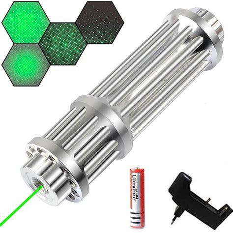 Hunting High Power Green Lasers Torch Adjustable Focus Burning Green