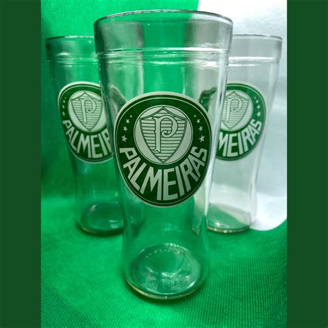 Conjunto Copos De Chopp Cerveja Palmeiras Ml Copo Mundial