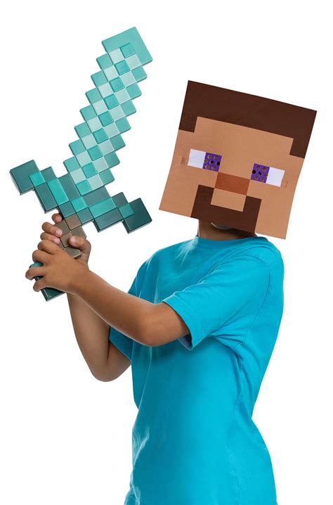 Steve Minecraft Costume Sword