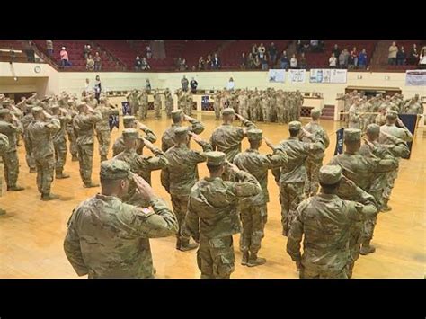 Pennsylvania National Guardsmen Recognized At Deployment Ceremony Youtube